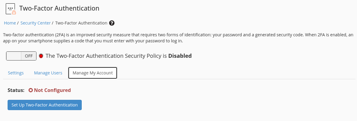 Manage My Account kapsamını doğru okuyun — gerçek WHM ekranı; özel bilgiler maskelenmiştir.